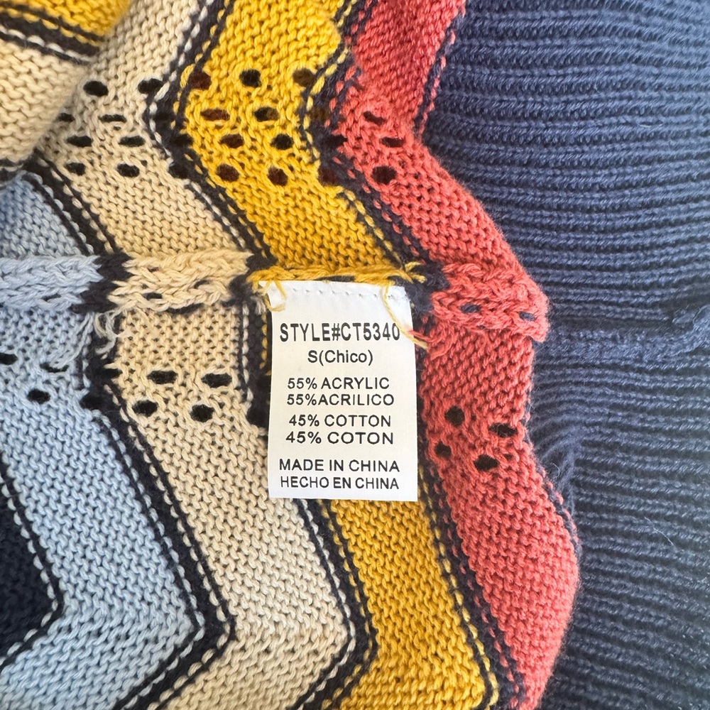 Midnight Ziggy Short Sleeve Sweater Size Small - NWOT - Picture 5 of 6